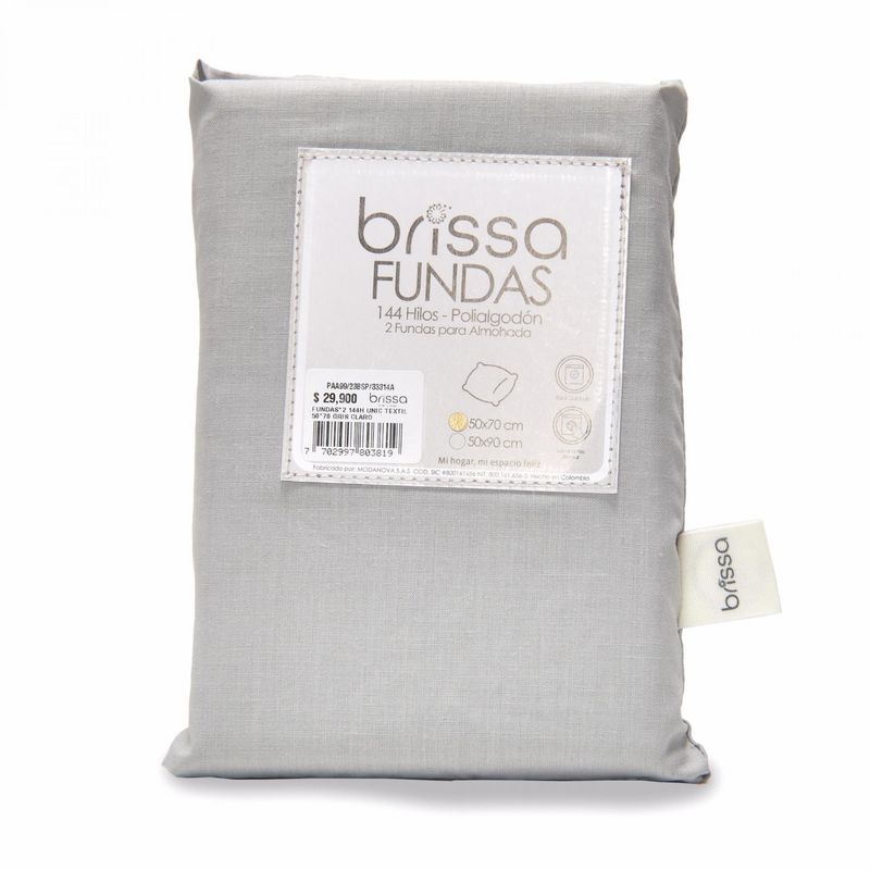 FUNDAS-2-144H-UNIC-TEXTIL-50-70-GRIS-CLARO
