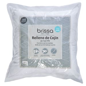 Relleno para cojín en tela 144 hilos blanco