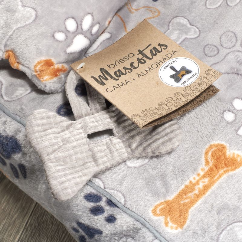 CAMA-ALMOHADA-MASCOTA-FLANNEL-744611-HUESOS-GRIS-CLARO