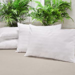 Set x4 Almohadas microfibra linea 2 cm