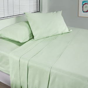 Juego de sábanas 100% algodón 300 hilos verde sage