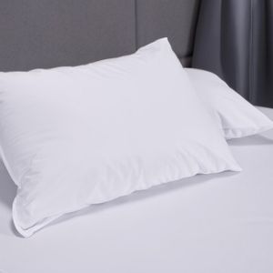 Set x2 protector almohada antifluidos blanco