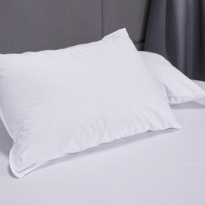 Set x2 protector almohada antifluidos 50 x 70 cm blanco