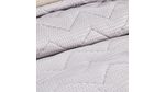 Cubrelecho-microfibra-corrugado-enlace-malva-gris