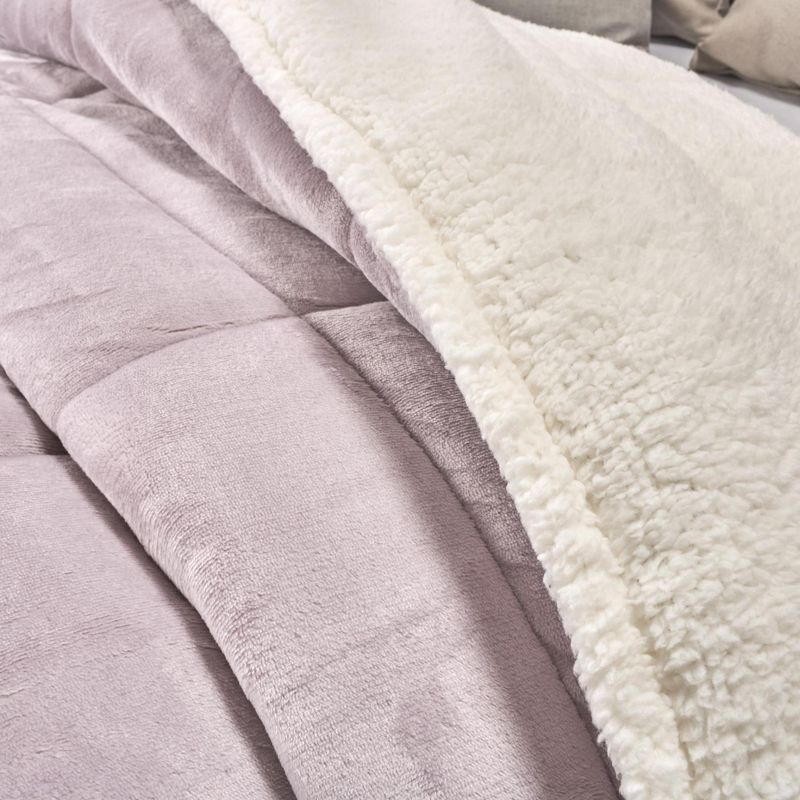 Cobija-flannel-ovejero--malva-gris