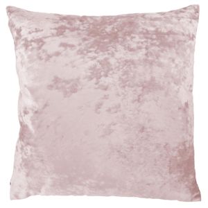 Cojín velvet embozado rosa loto
