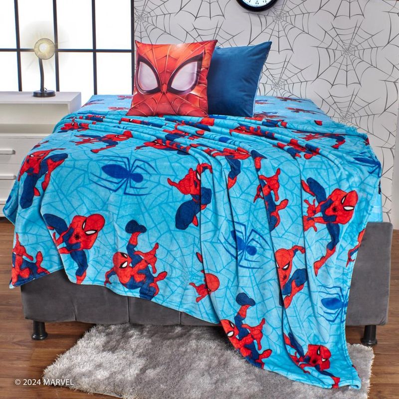 COBIJA-FLANNEL-ROTATIVO-DOBLE-SPIDERMAN