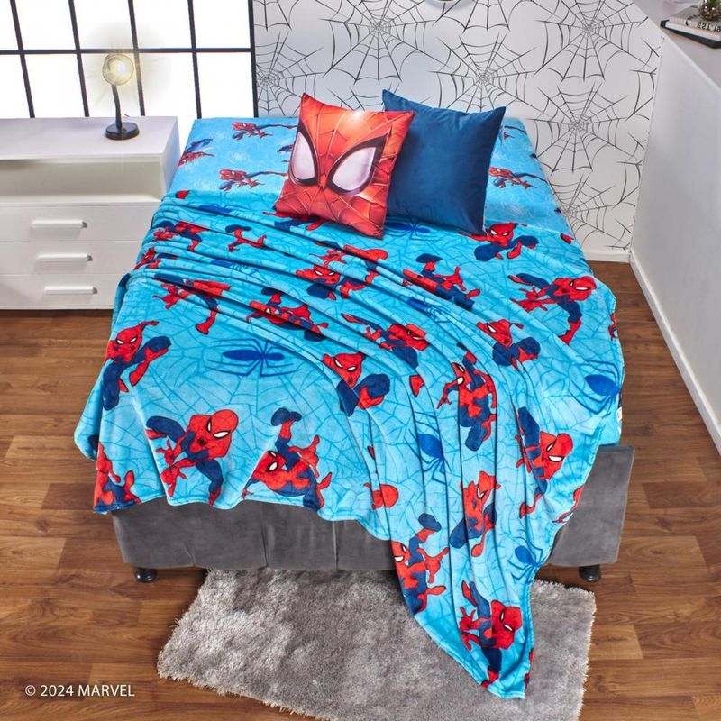 COBIJA-FLANNEL-ROTATIVO-DOBLE-SPIDERMAN