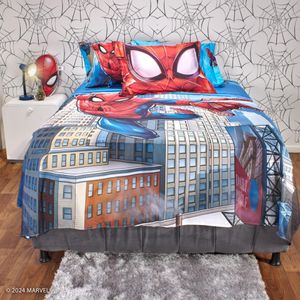 Juego de sábanas estampación digital panel Spiderman