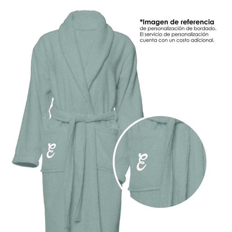 BATA-BAÑO-TERRY-UNICOLOR-L-XL-GRIS-CLARO