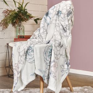 Manta flannel estampada amore 125 x 150 cm
