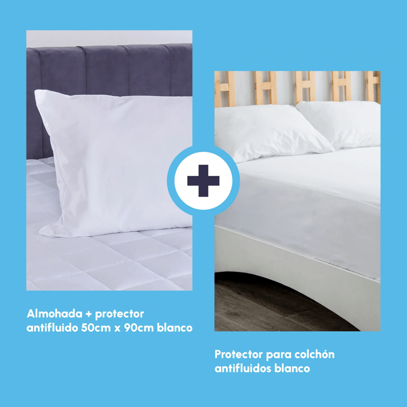 COMBO-PRO.COLCHON-ALMOHADA-PROTECTORx2-ANTIFLUIDO-KING-50x