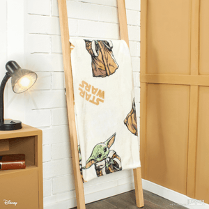 Manta Flannel estampación rotativa The Mandalorian  95 x 115 cm