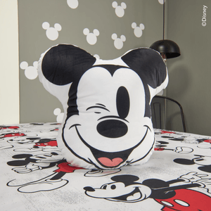 Cojín silueta Mickey face velvet 42.5 x 45 cm