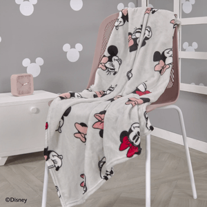 Manta Flannel estampación rotativa Minnie  95 x 115 cm