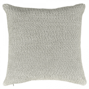 Cojín chenille chunky gris claro 45 x 45 cm