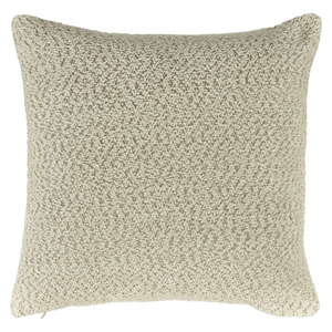 Cojín chenille chunky taupe 45 x 45 cm