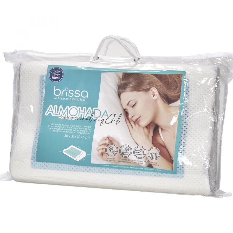 ALMOHADA-VISCO-50X30X10-CONTORNO-COOLING-BLANCO