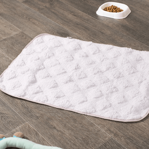 Cama/tapete para mascotas sherpa unicolor malva frances 50 x 70 cm