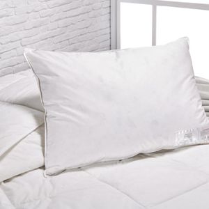 Almohada 233 hilos plumas ganso 95/5 blanco