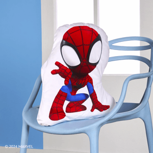 Cojín silueta velvet estampado spidey