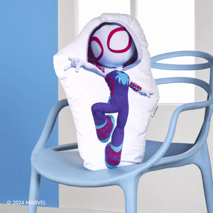 Cojín silueta velvet estampado ghost