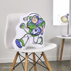 Cojín silueta velvet estampado buzz