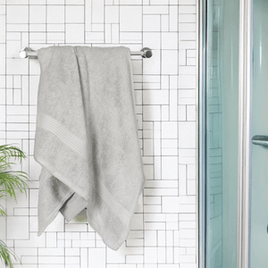 Toalla de baño algodón 500 gsm siena gris nieve