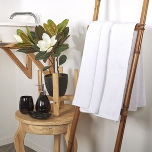 Toalla algodón 550 gsm spa crepe blanco 90 x 150 cm