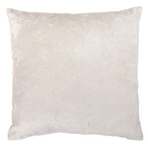 Cojín velvet embosado natural