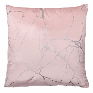 Cojín velvet foil hoku rosa loto