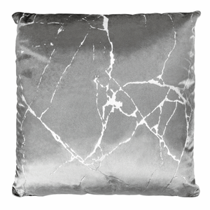Cojín velvet foil hoku gris nieve