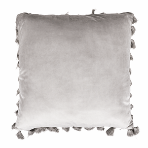 Forro para cojín velvet miniborla gris nieve
