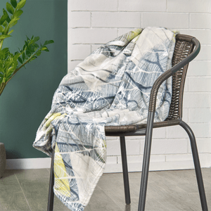 Manta flannel estampado naturalis 125 x 150 cm