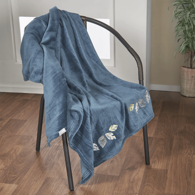 MANTA-FLANNEL-UNI-125x150-TEAL-OSCURO-BORD-NATURALIS