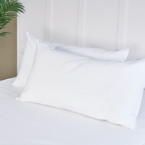Set x2 Protector de almohada antifluido blanco clh