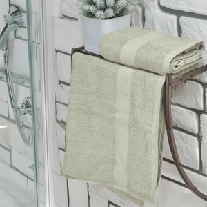 Setx2 Toallas de baño algodón 420 gsm verde claro