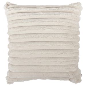 Cojín fur lineas marfil 45x45 cm