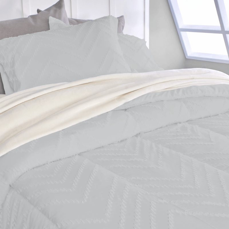 EDREDON-MICRO-JACQ-UNI-EXTRADOBLE-ZIGZAG-GRIS-NIEVE