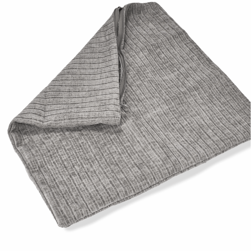 FORRO-COJIN-CHENILLE-45X45-LINEAS-TAUPE