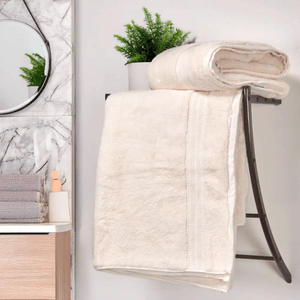Setx2 Toallas de baño algodón 500gsm marfil