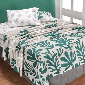 Juego de sábanas microfibra estampado irati