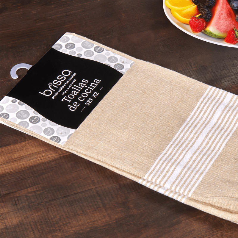 SETX2-TOALLAS-COCINA-FLECOS-45X60-NOE-BEIGE-7702997902222