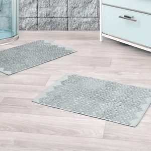 Setx2 tapetes toalla algodón 800gsm verde claro