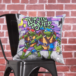 Cojín velvet estampado power-Tortugas