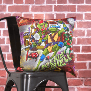Cojín velvet estampado time-Tortugas