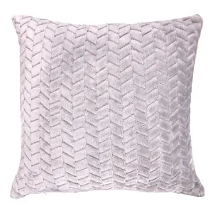 Cojín fleece cadena gris