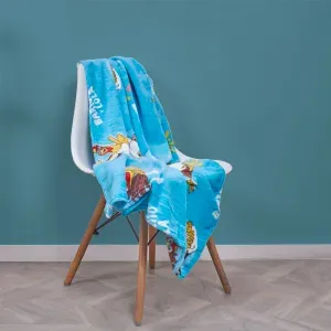Manta flannel estampación rotativa Granja