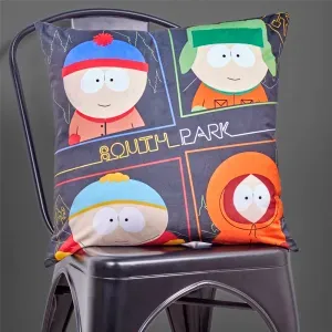 Cojín velvet estampado caras black-South park