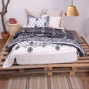 Juego de sábanas en tela 144 hilos estampado bazzar